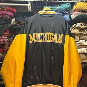 Vintage Steve & Barry’s Michigan Wolverines Varsity Bomber Jacket Mens XXL